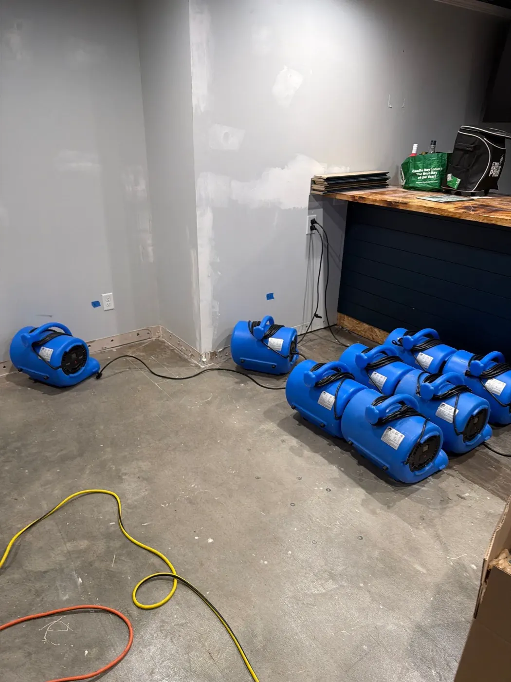 IICRC certified drying setup in Fountain County, IN
